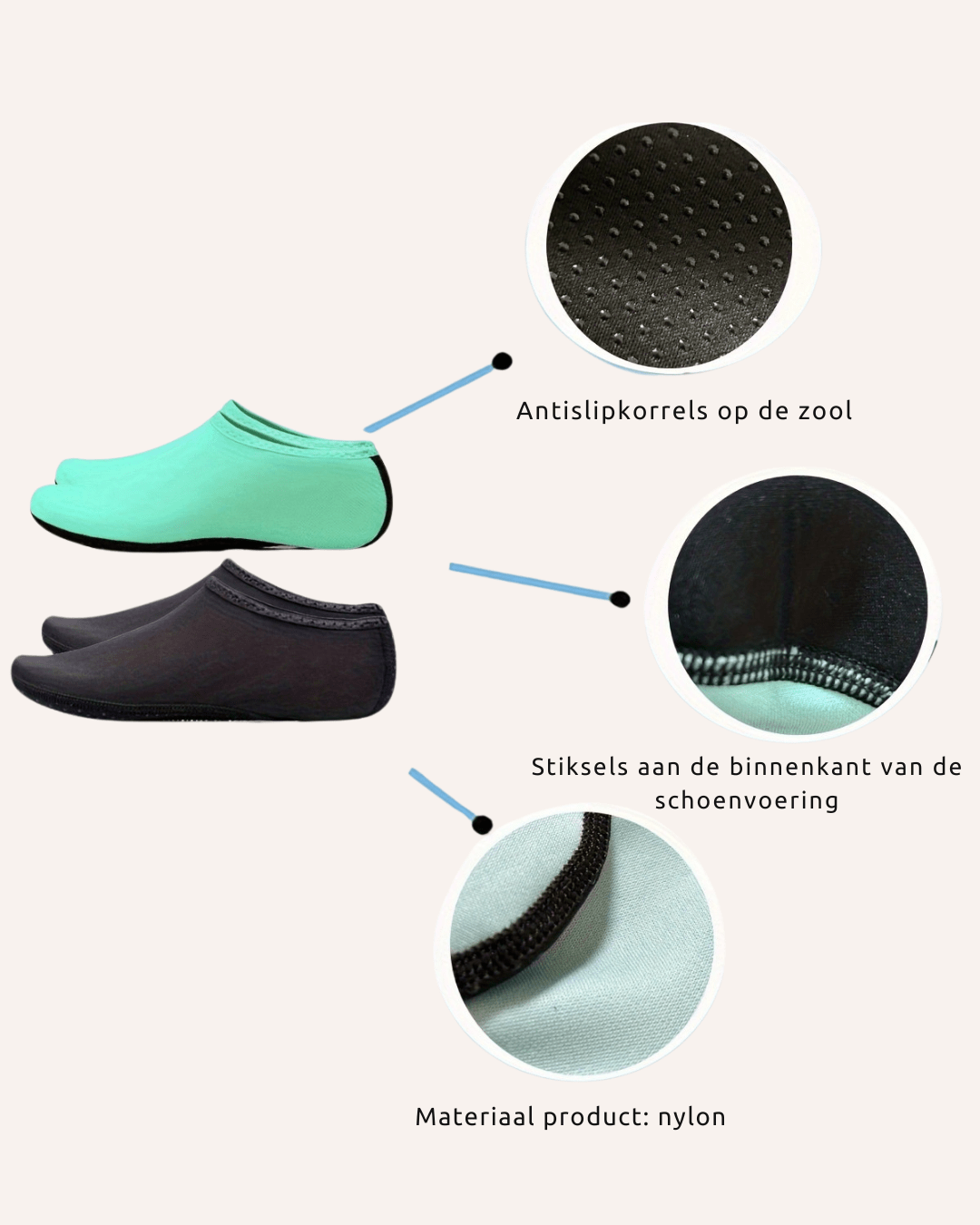 AquaGrip - Ademende Waterschoenen