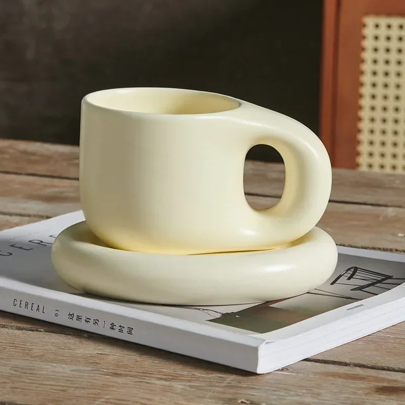 Charming Ceramic Chubby Mug Set™