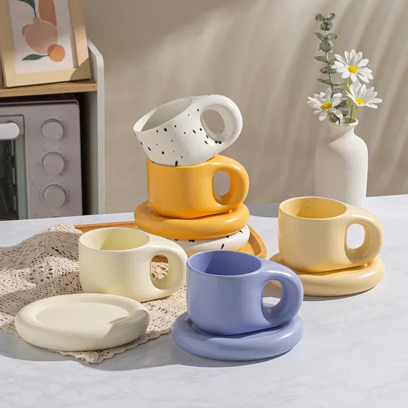 Charming Ceramic Chubby Mug Set™