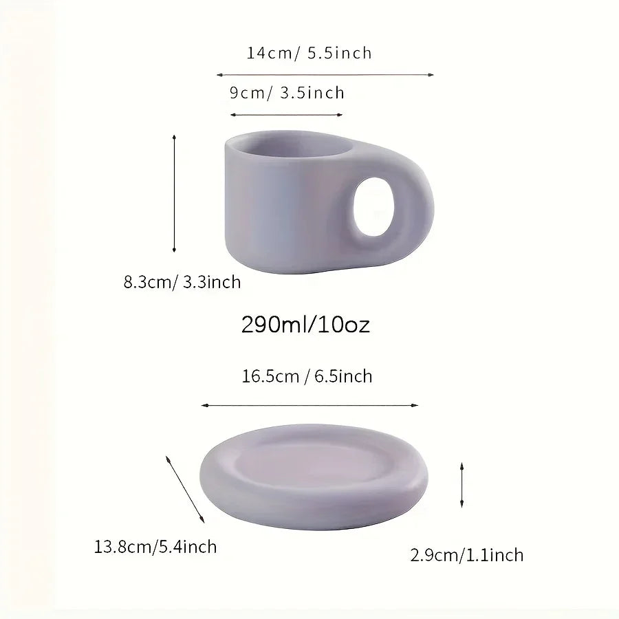 Charming Ceramic Chubby Mug Set™