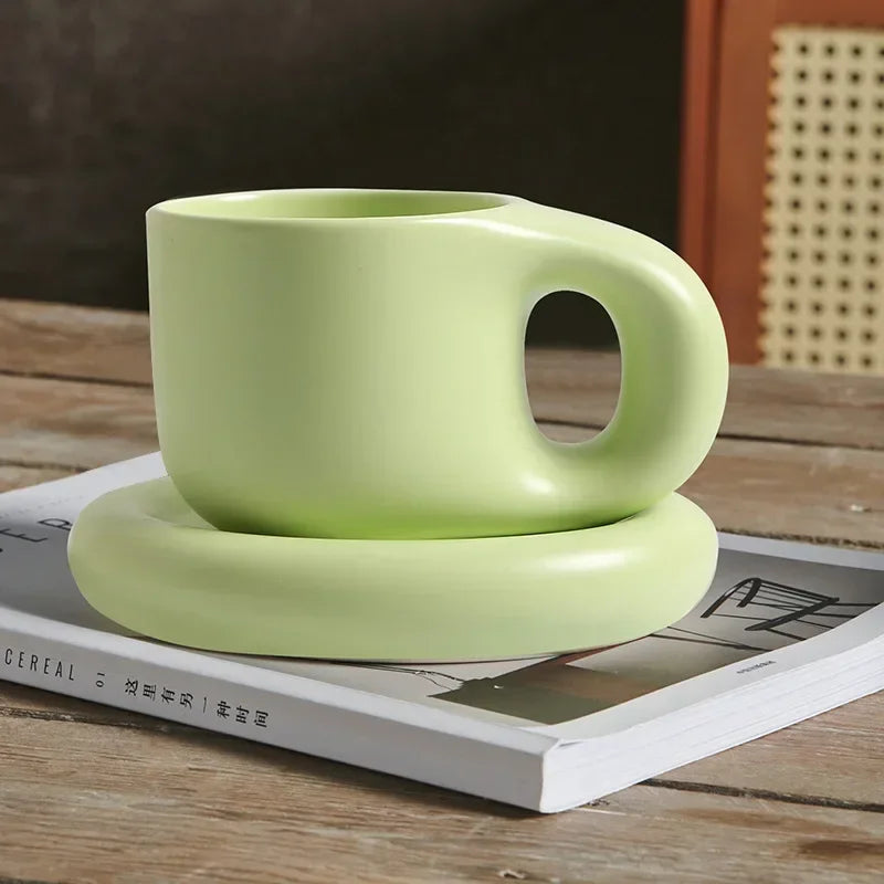Charming Ceramic Chubby Mug Set™