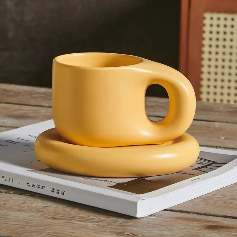 Charming Ceramic Chubby Mug Set™
