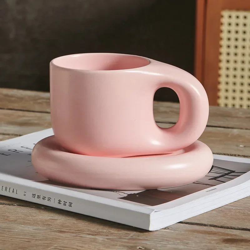 Charming Ceramic Chubby Mug Set™